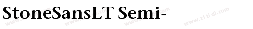 StoneSansLT Semi字体转换